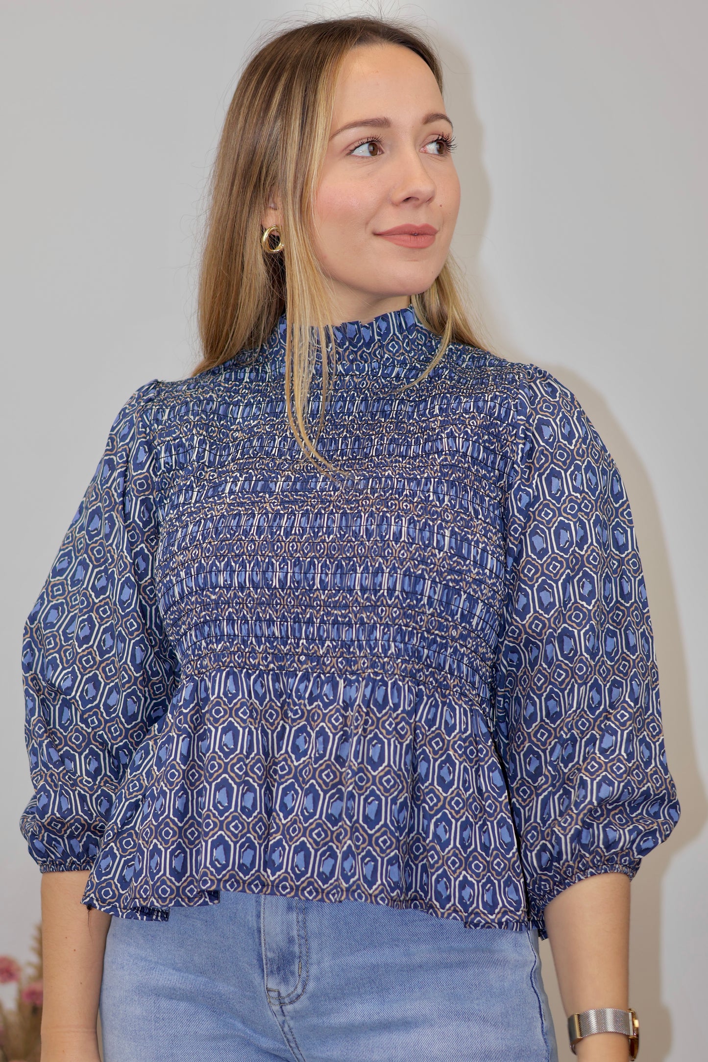Blusa Nido Azul