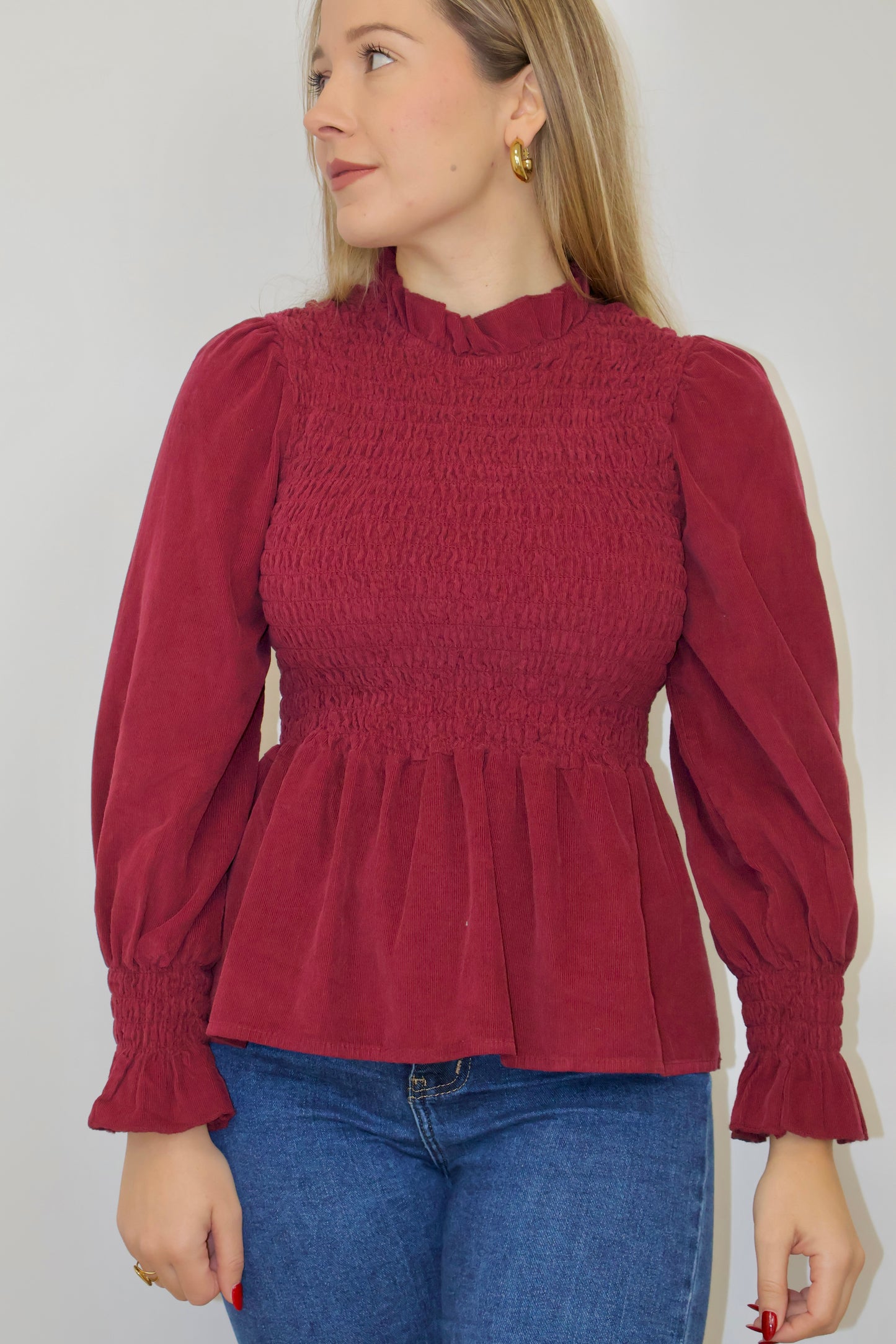 Blusa Pana Burdeos