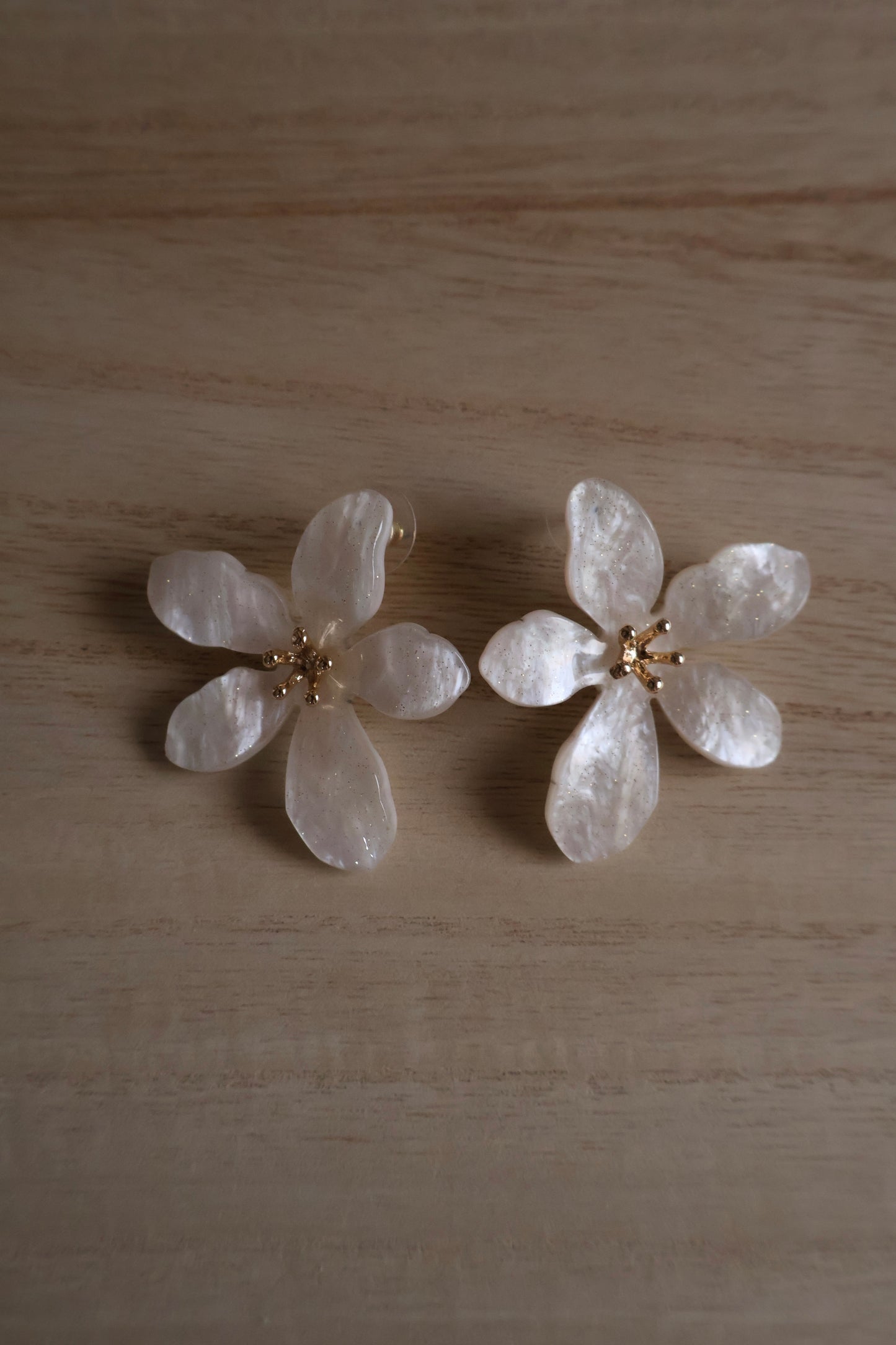 Pendientes Flor Crudo