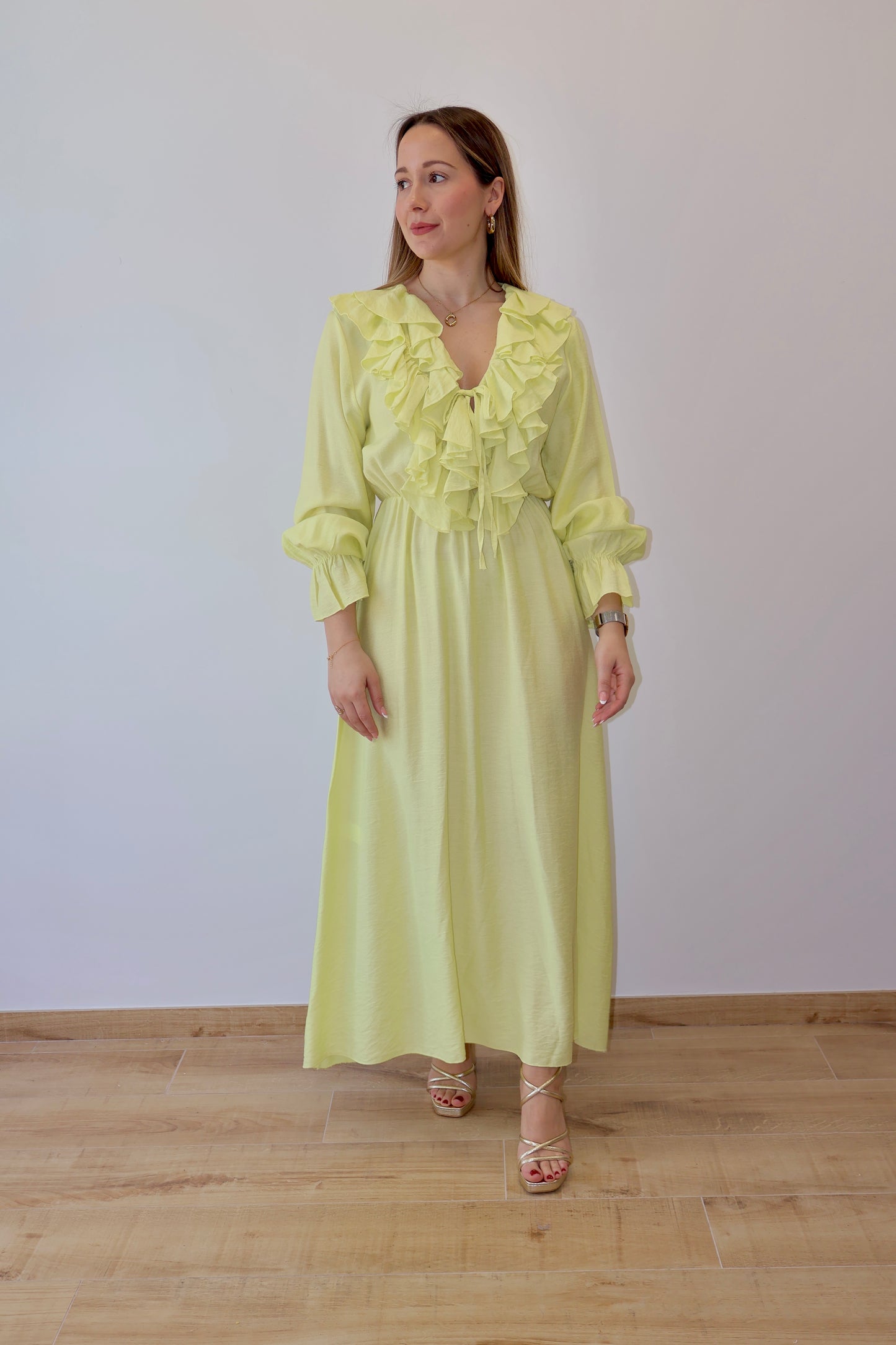 Vestido Boho Amarillo