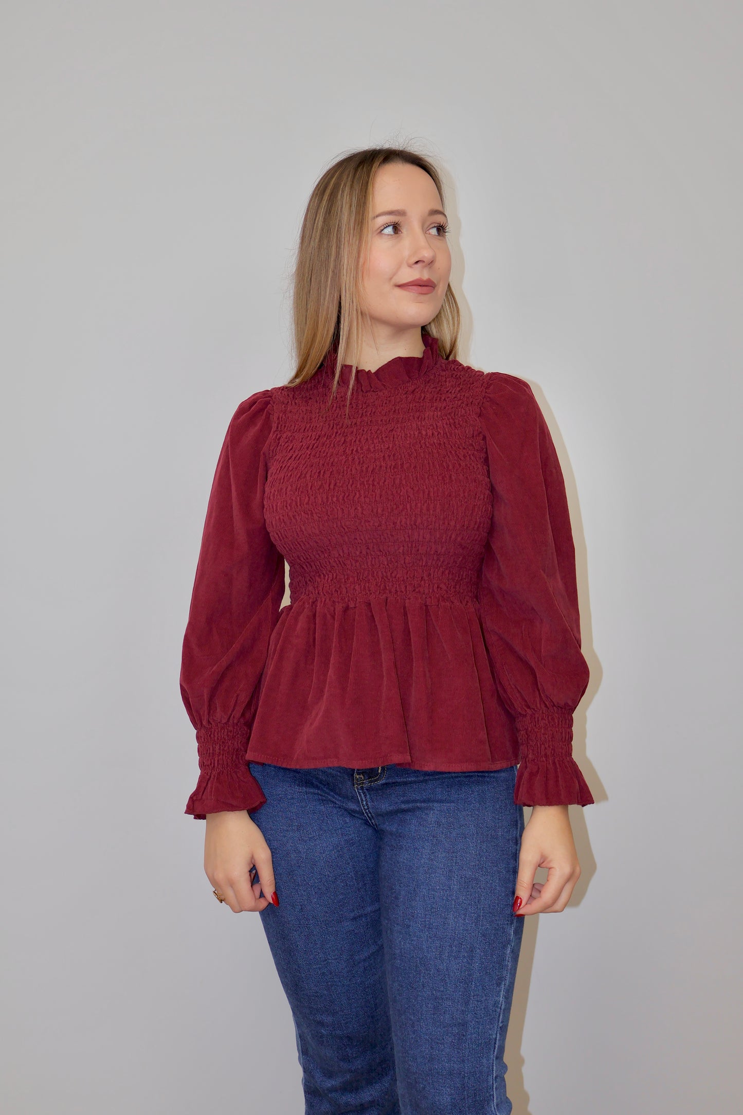 Blusa Pana Burdeos