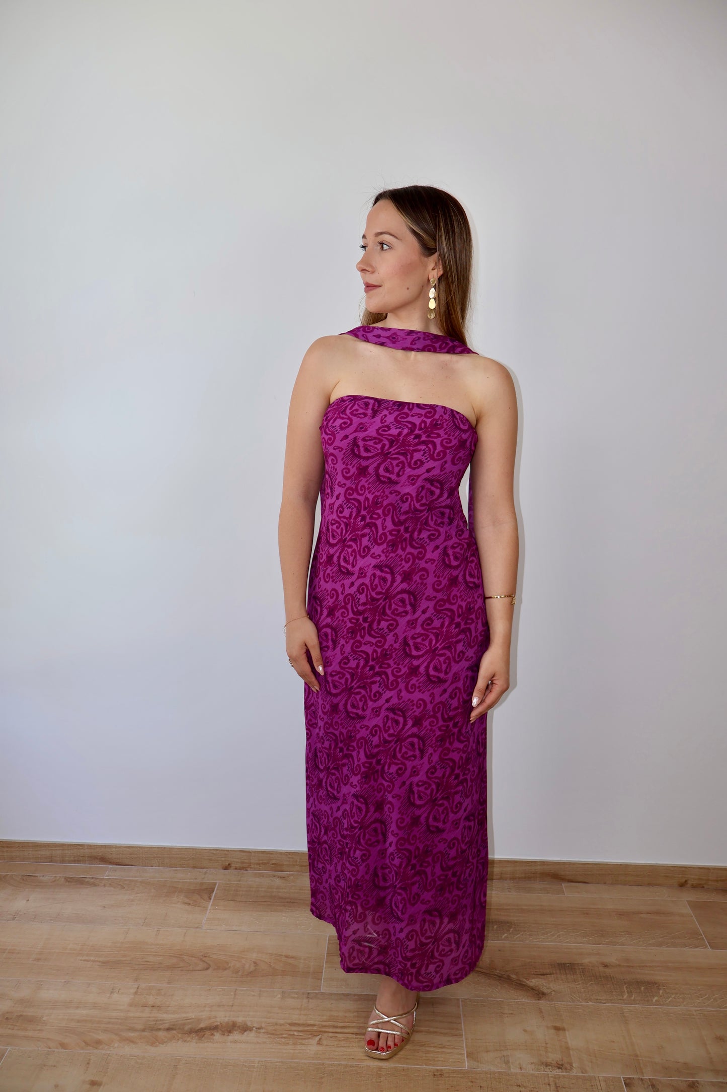 Vestido Atenea Buganvilla