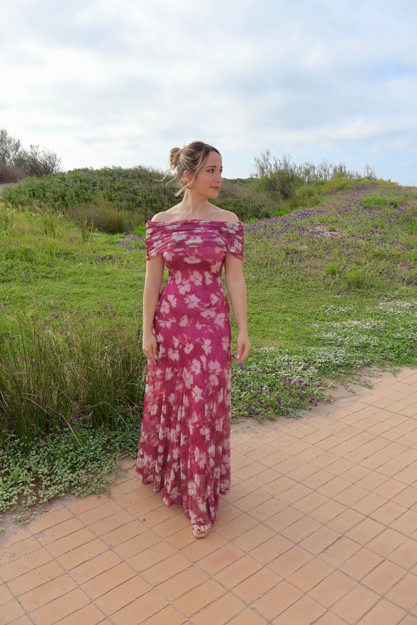 Vestido Gabriela Buganvilla