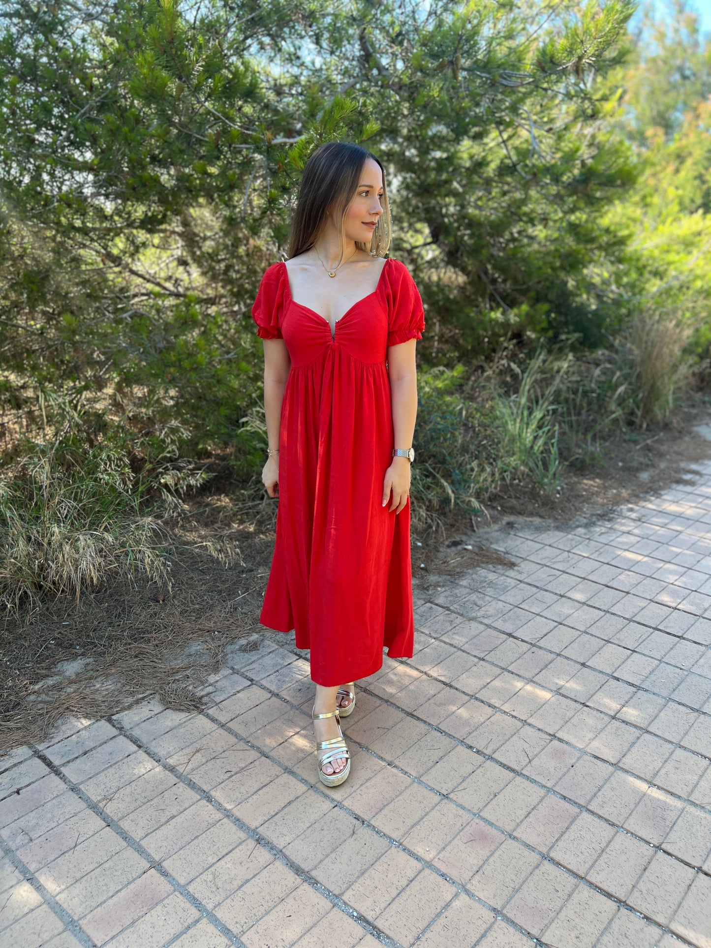 Vestido Holbox Rojo