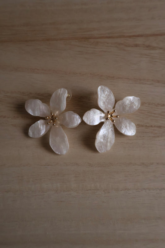 Pendientes Flor Crudo