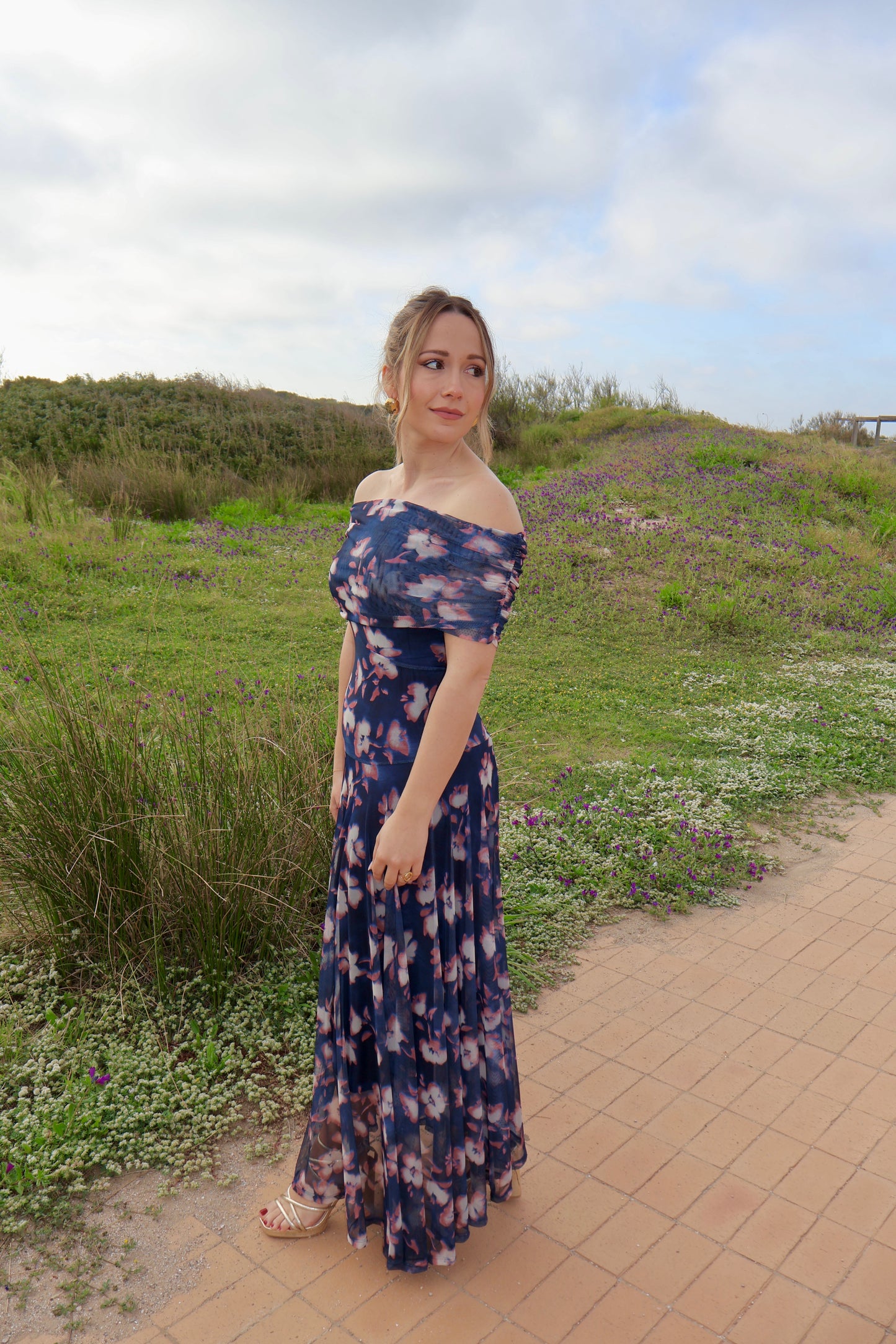 Vestido Gabriela Azul