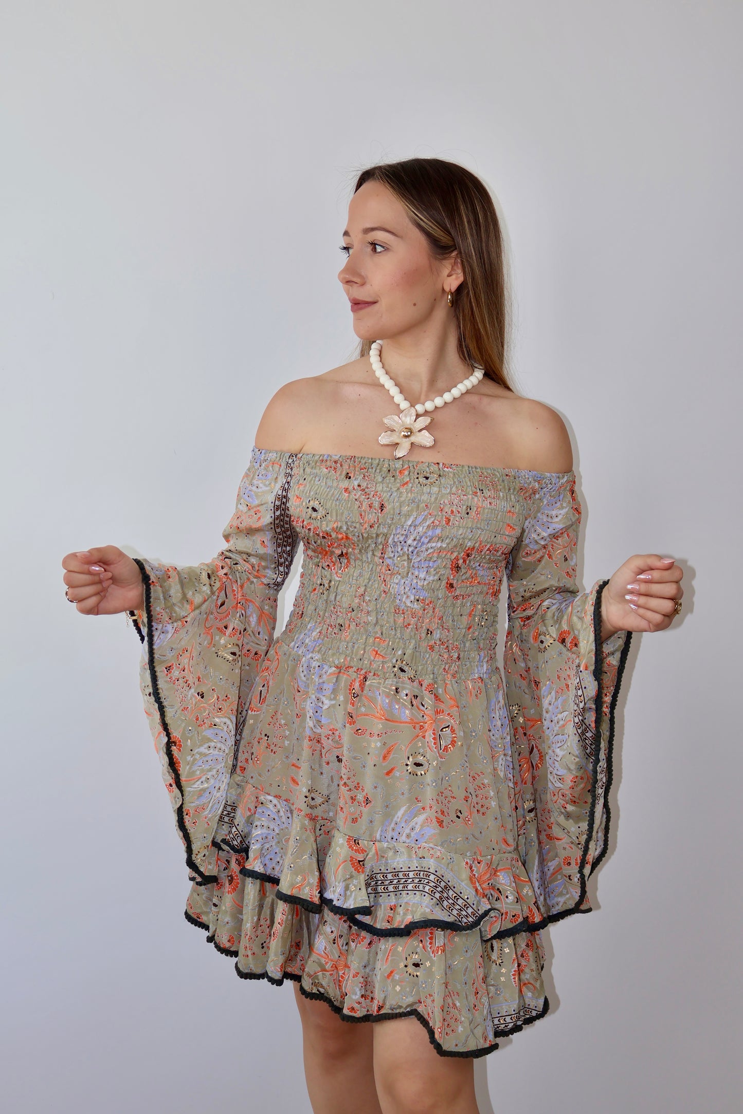 Vestido India Menta