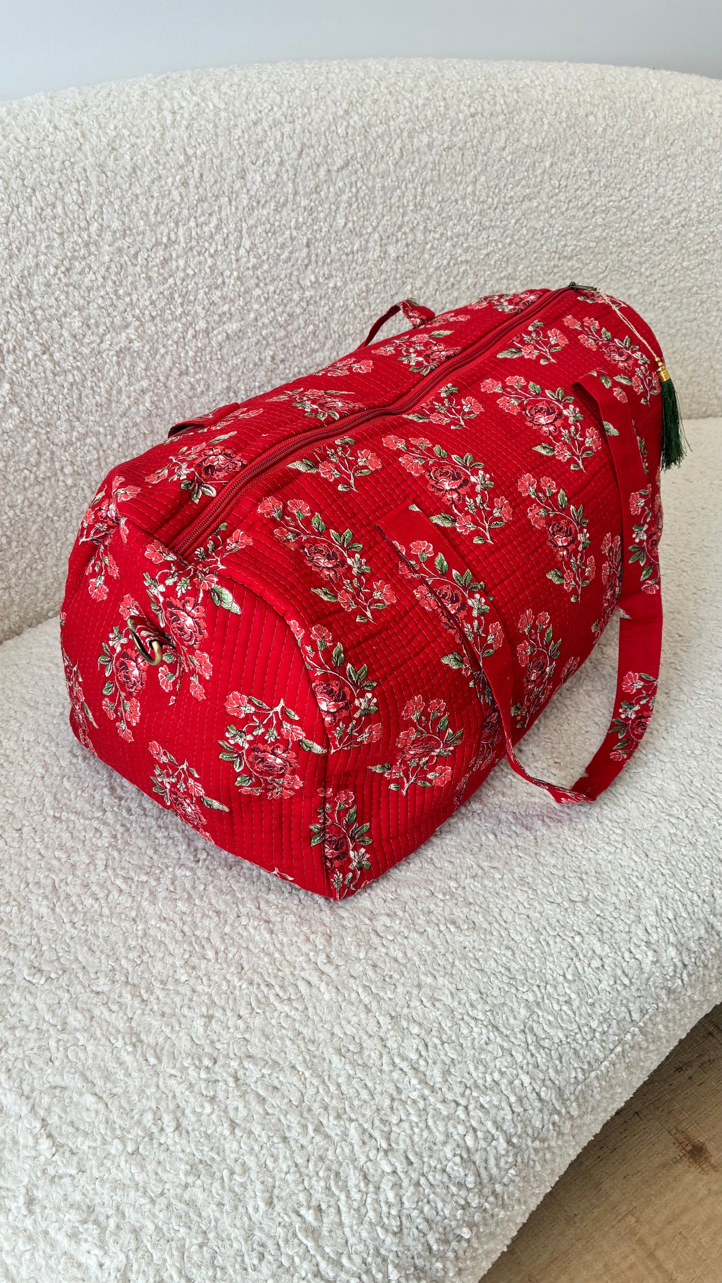 Bolso Acolchado Rojo
