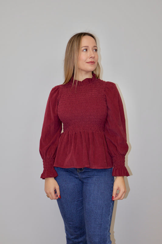 Blusa Pana Burdeos