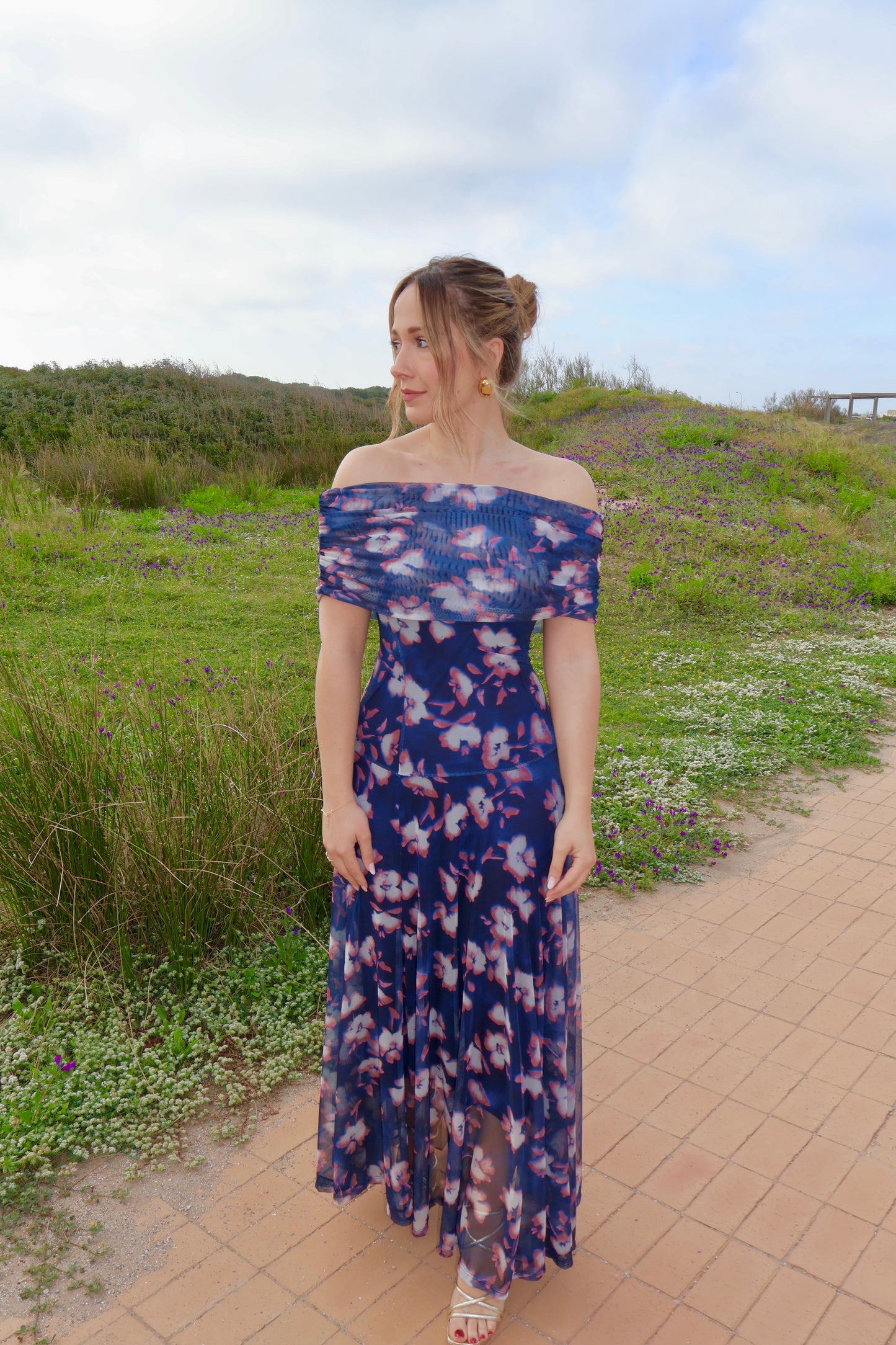 Vestido Gabriela Azul