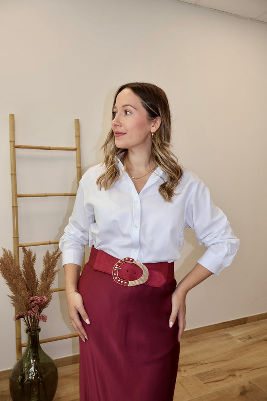 Camisa Blanca Oxford