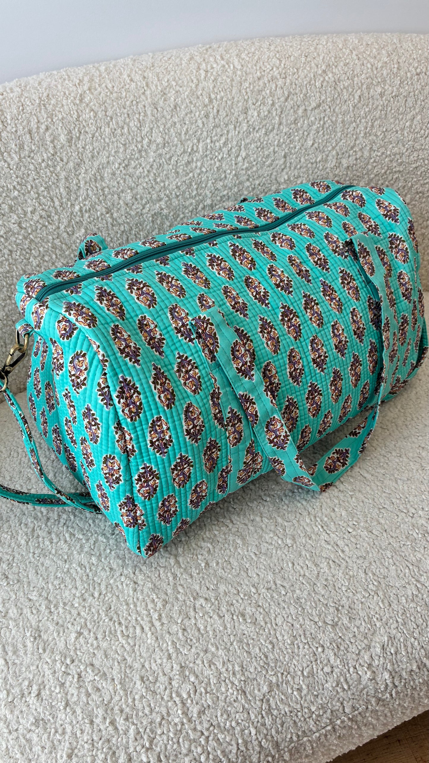 Bolso Acolchado Turquesa