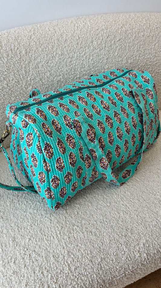 Bolso Acolchado Turquesa