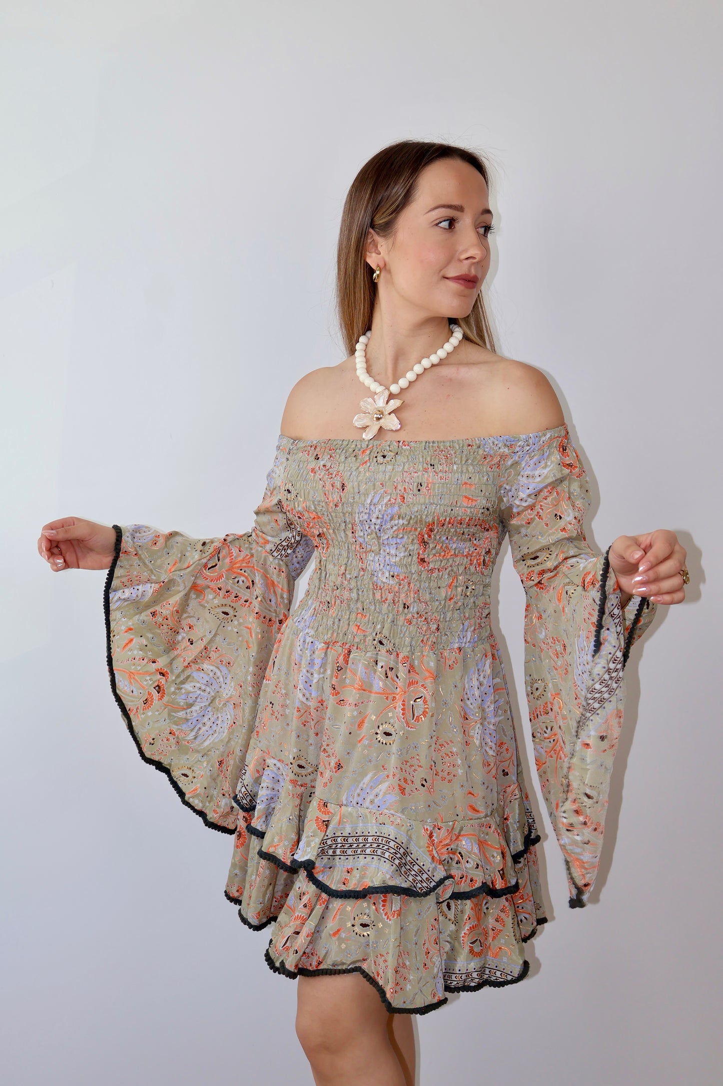 Vestido India Menta