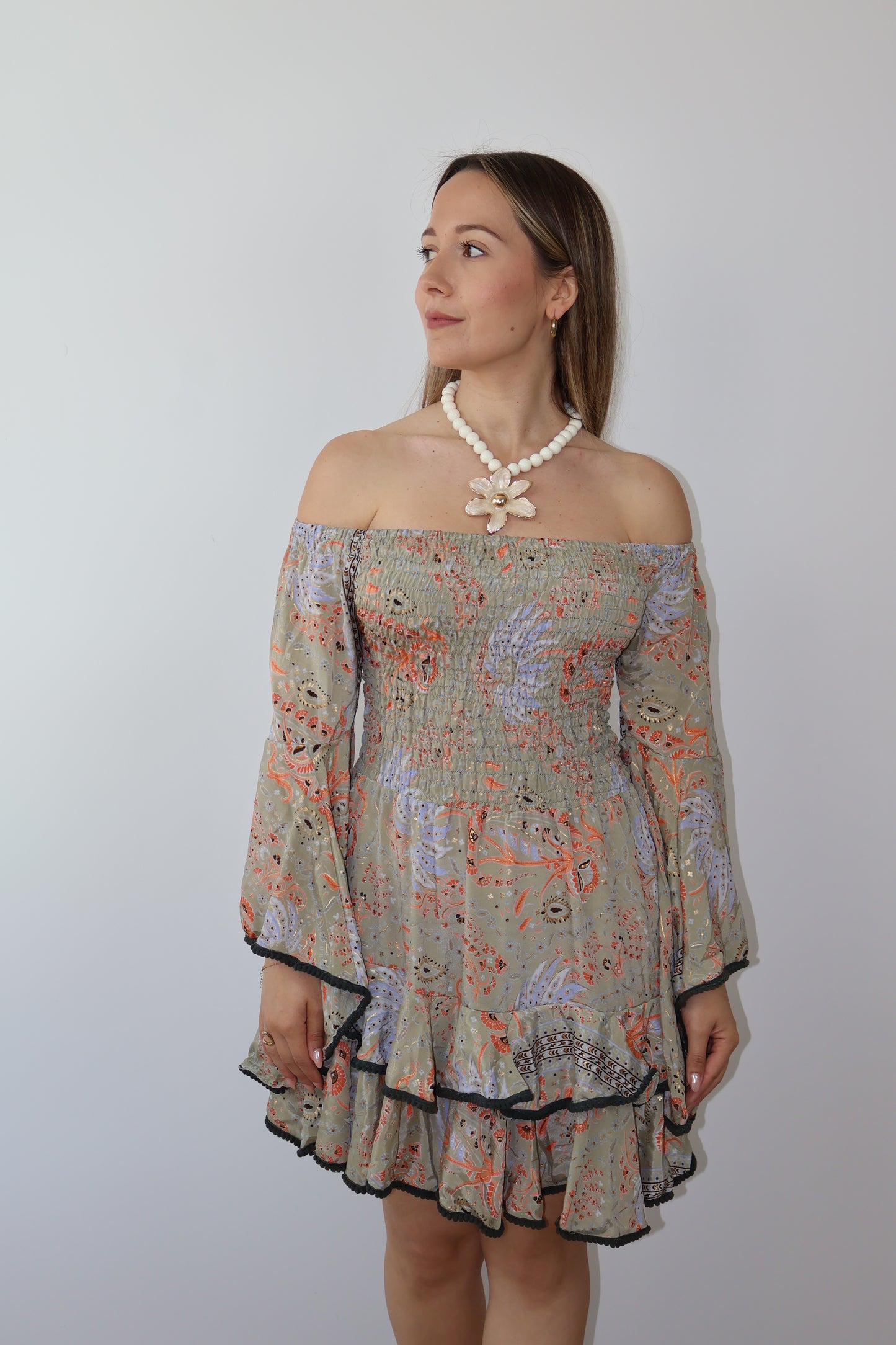Vestido India Menta