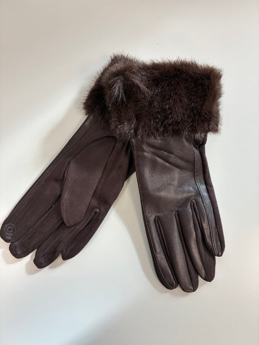 Guantes Marrón Chocolate